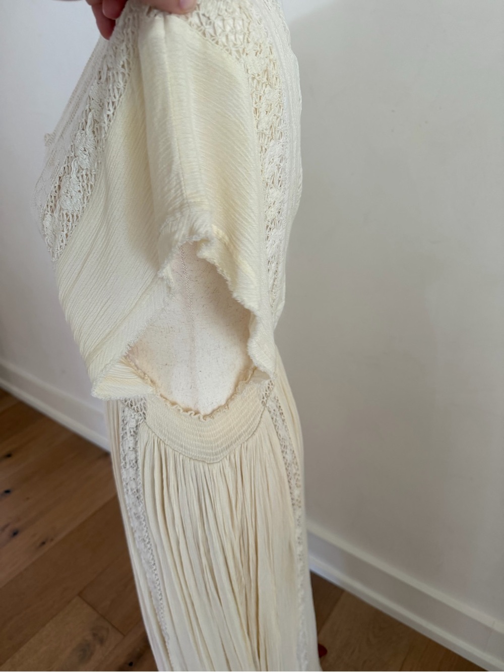 Free People Cream Lace Maxi Dress - Picture 5 of 10